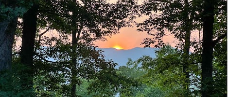 Morning sunrise from the front porch