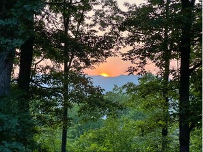Morning sunrise from the front porch