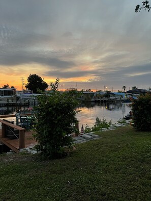 Back yard & dock