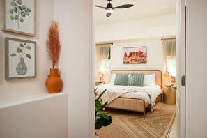 Exquisitely decorated primary suite