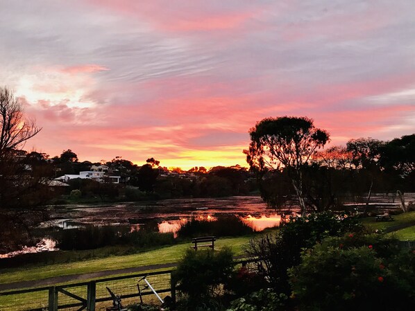 Beautiful Sunset over Bluewaters Lake
