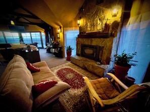 Master bedroom sitting area