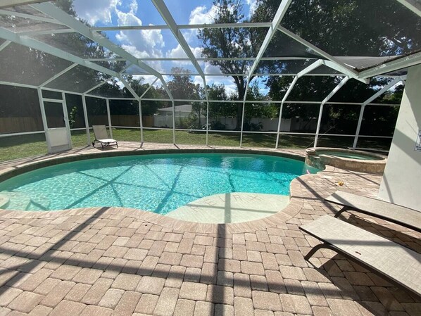 The inviting water, comfortable lounging spots and the vibrant outdoor dining space, this luxurious area provides the ultimate setting for relaxation, entertainment, and creating memories with loved ones.