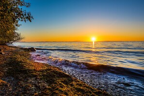 sunset at the beach