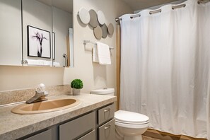 full bath and toilet