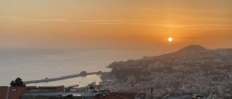 Vue du coucher de soleil