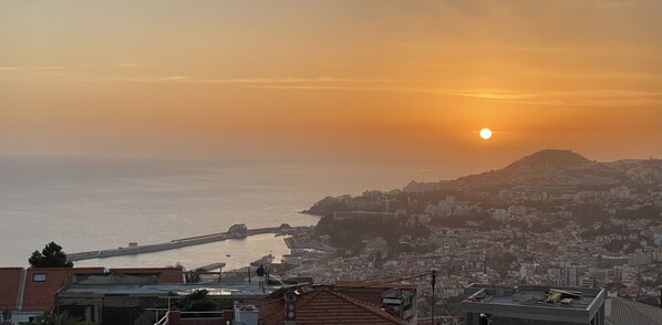 Vue du coucher de soleil