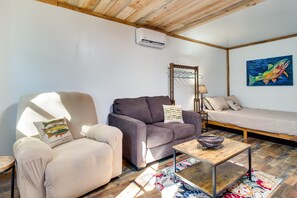 Living Area | Twin Sleeper Sofa | Smart TV