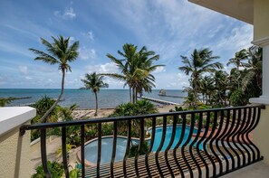Upstairs balcony view