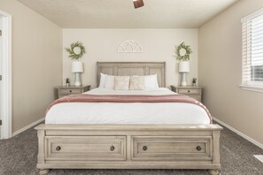 Property #2 Master Bedroom with King bed