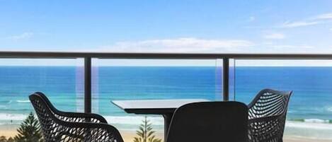 watch the waves roll in from your private balcony 