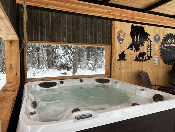 Bubbelpool inomhus