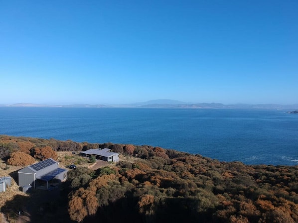 Property looking West over Fredrick Henry Sound to Mount Wellington
