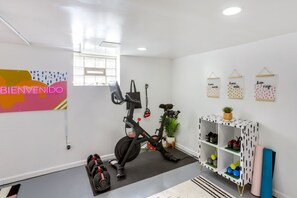 Workout Area | Free Weights | Yoga Mats