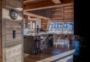 Kitchen through to dining
