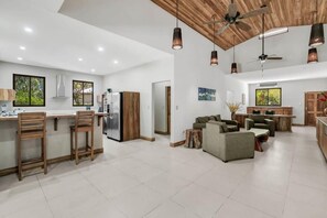 Living room and Kitchen