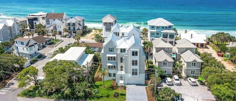 Aerial view of home