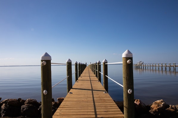Enjoy your private fishing dock