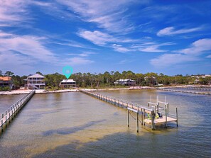 New Dock great for fishing,relaxing and watching our beautiful sunsets