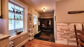 Mudroom area near entry