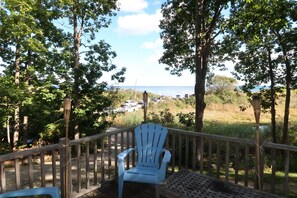 Ocean views from the outdoor deck