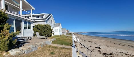 Beachfront 3 bedroom home on private Moody Beach in Wells, Maine