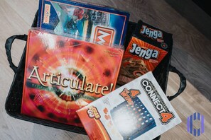 Games Galore - Monopoly Manchester, Jenga, Articulate, Connect 4 and more available for your relaxations