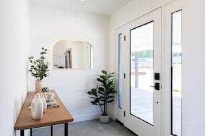 The private entrance immediately sets the mood for your relaxing desert retreat