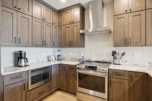 Luxury Kitchen with Stainless Steel Appliances