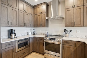 Luxury Kitchen with Stainless Steel Appliances