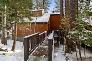 Outside entry to condo