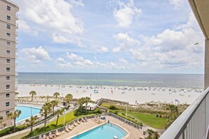 Private balcony view