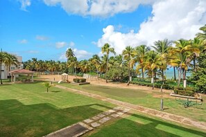 The view from the balcony.