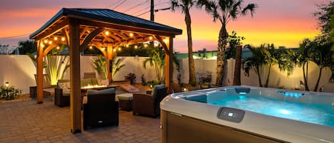 Soak it up in the Brand New Jacuzzi lounge