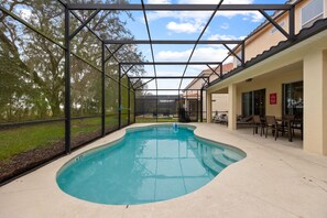 Pool, Water, House, Patio, Porch