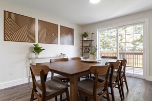 Dining Room and Entrance to Backyard, 1st Floor