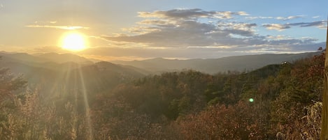 Blick von der Unterkunft