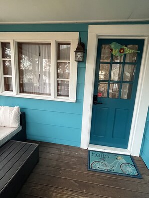 Front enclosed porch 