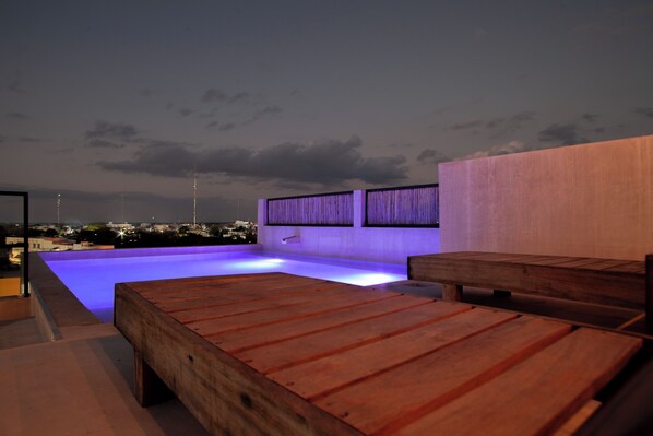 Rooftop pool