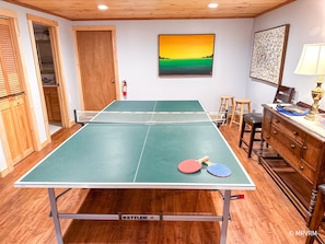 Ping pong room, ground floor