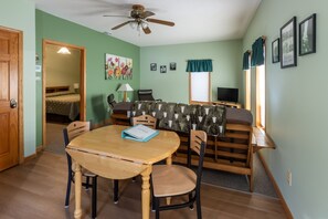 Dining table and sitting area