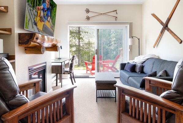 Living Room with Balcony