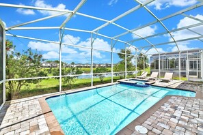 single house with private pool