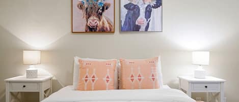Mooove over ordinary accommodations – our guest room is udderly unique