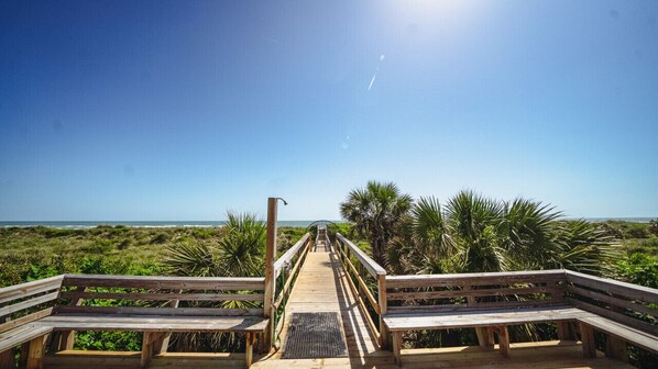 Rinse off in style: a post-beach refreshing experience