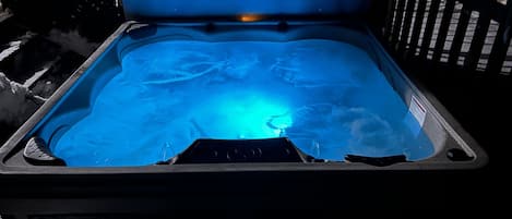 Relax in our newly installed hot tub!