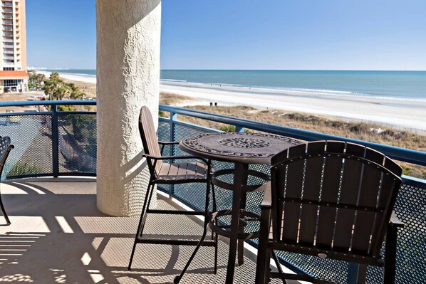 Ocean front balcony