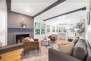 Open Concept Living/Kitchen Area