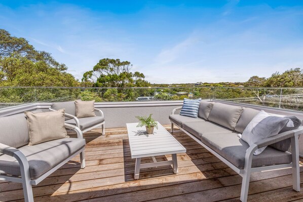 Balcony with lounge