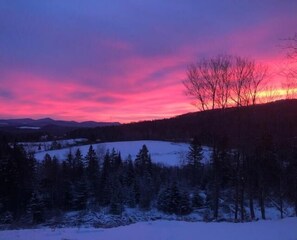 Winter sunrise. No edits at all in this photo.